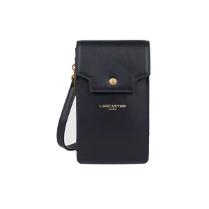 Pochette téléphone en cuir Lancaster-Donna Grace Bleu Foncé