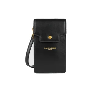 Pochette téléphone en cuir Lancaster-Donna Grace Noir
