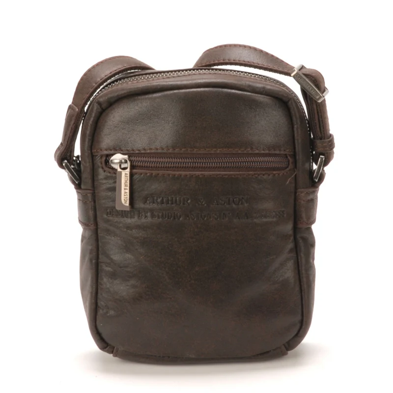 Sac bandoulière en cuir petit format Diego Arthur&Aston 1438-24 – Image 6