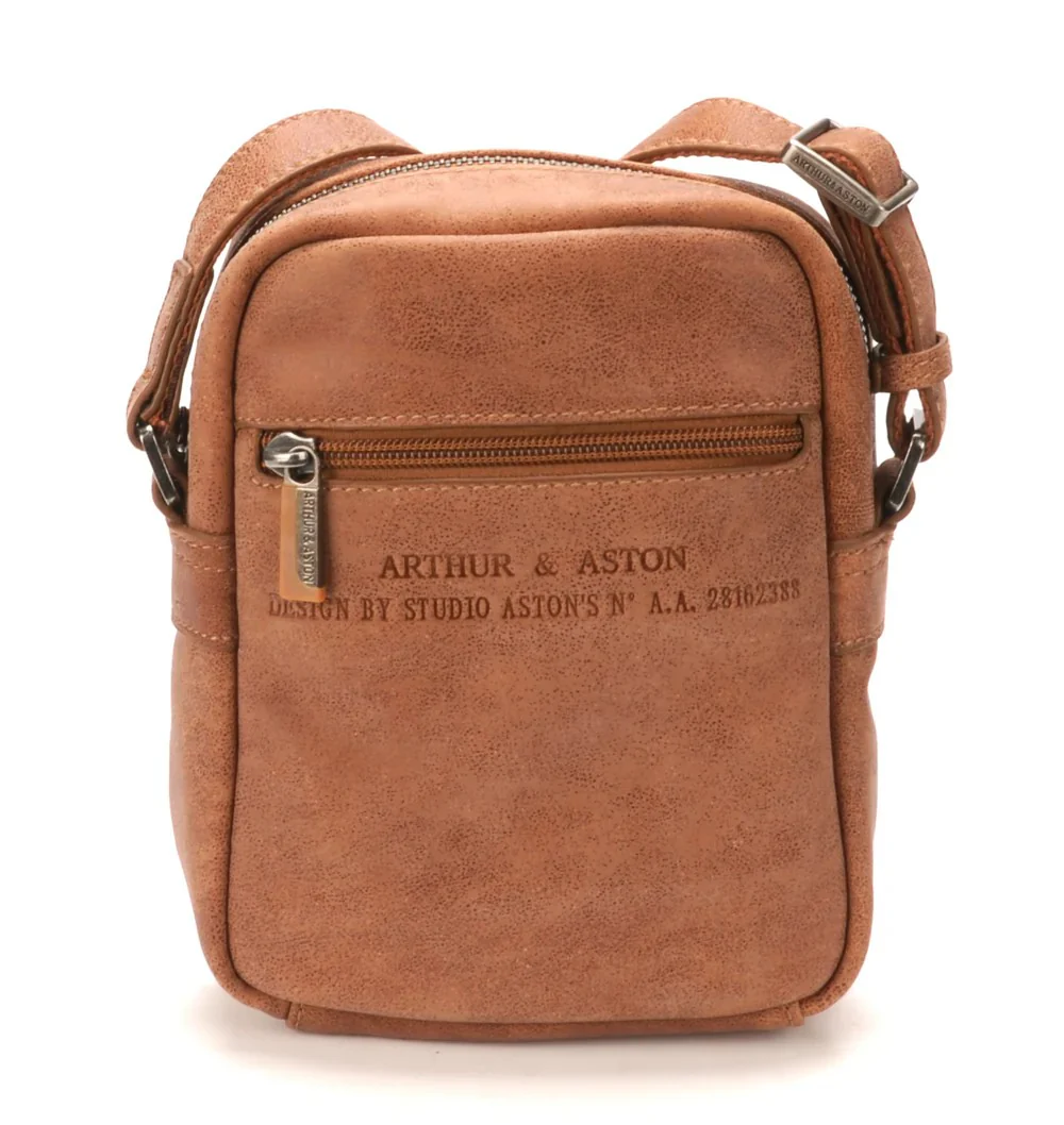 Sac bandoulière en cuir petit format Diego Arthur&Aston 1438-24 – Image 3