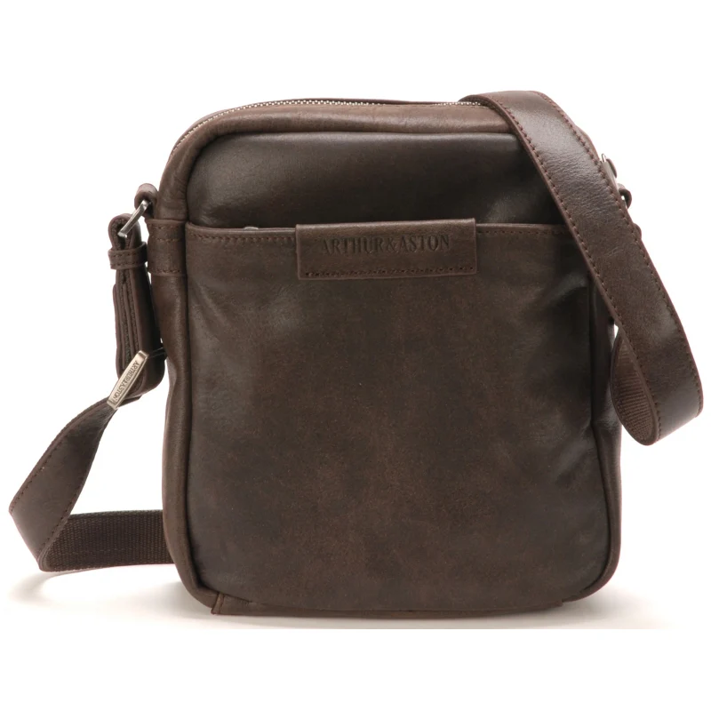 Sac bandoulière en cuir petit format Diego Arthur&Aston 1438-25 – Image 2