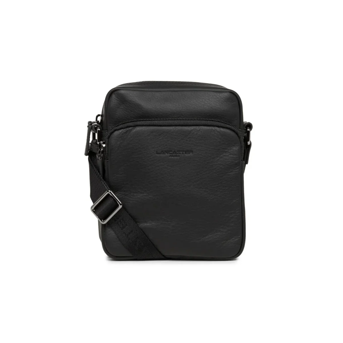 Sacoche bandoulière Homme Soft Vintage Lancaster 320-10 Noir – Image 2