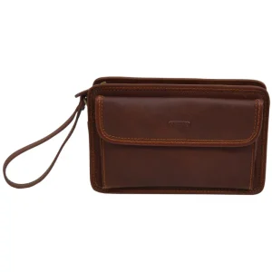 Pochette en cuir gras Homme Katana 36111