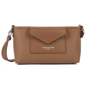 Pochette Lancaster Maya double KBA Moka