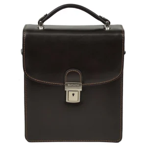 Sacoche en cuir à fermoir Homme Katana 63026