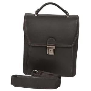 Sacoche à fermoir en cuir Homme Katana 69117