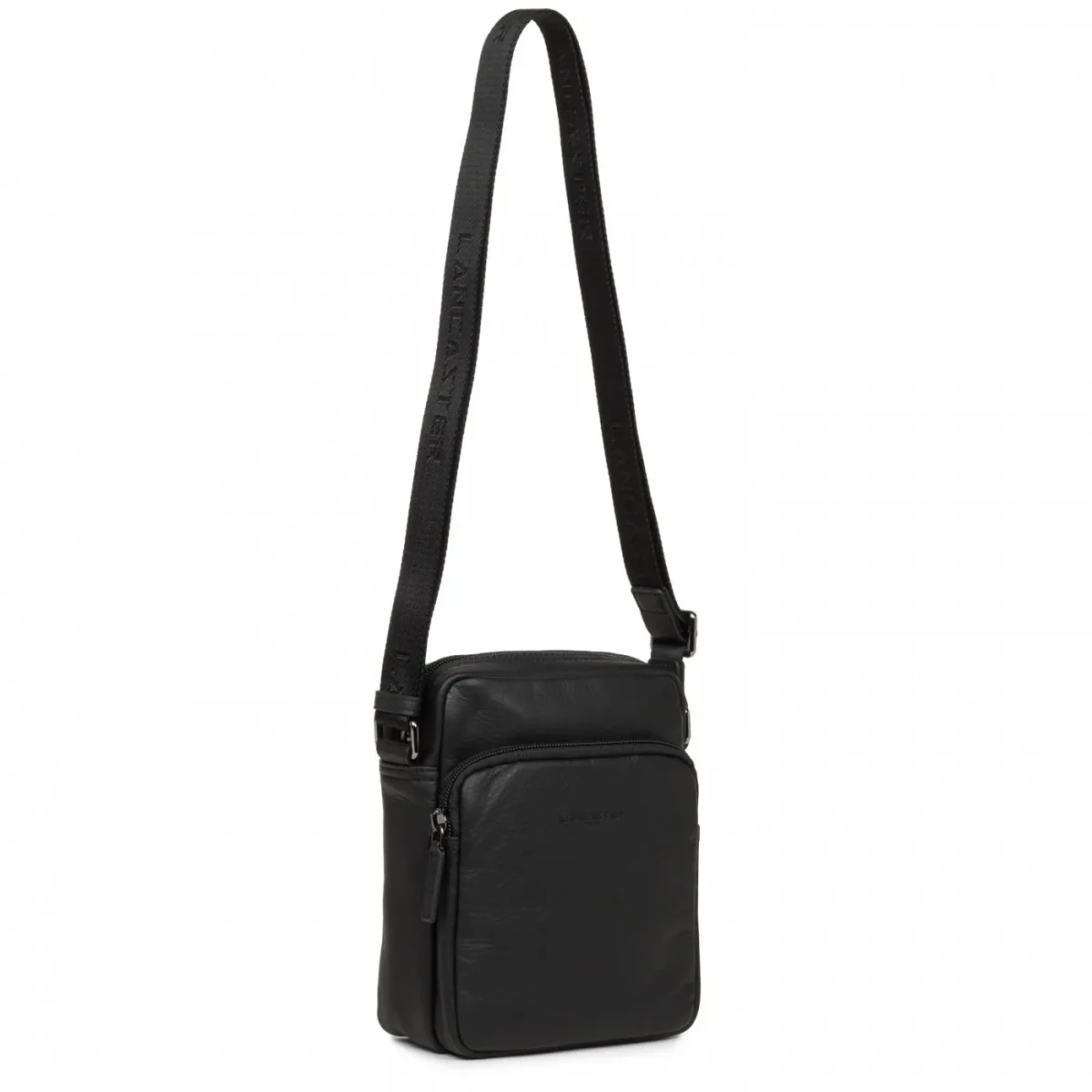 Sacoche bandoulière Homme Soft Vintage Lancaster 320-10 Noir – Image 3