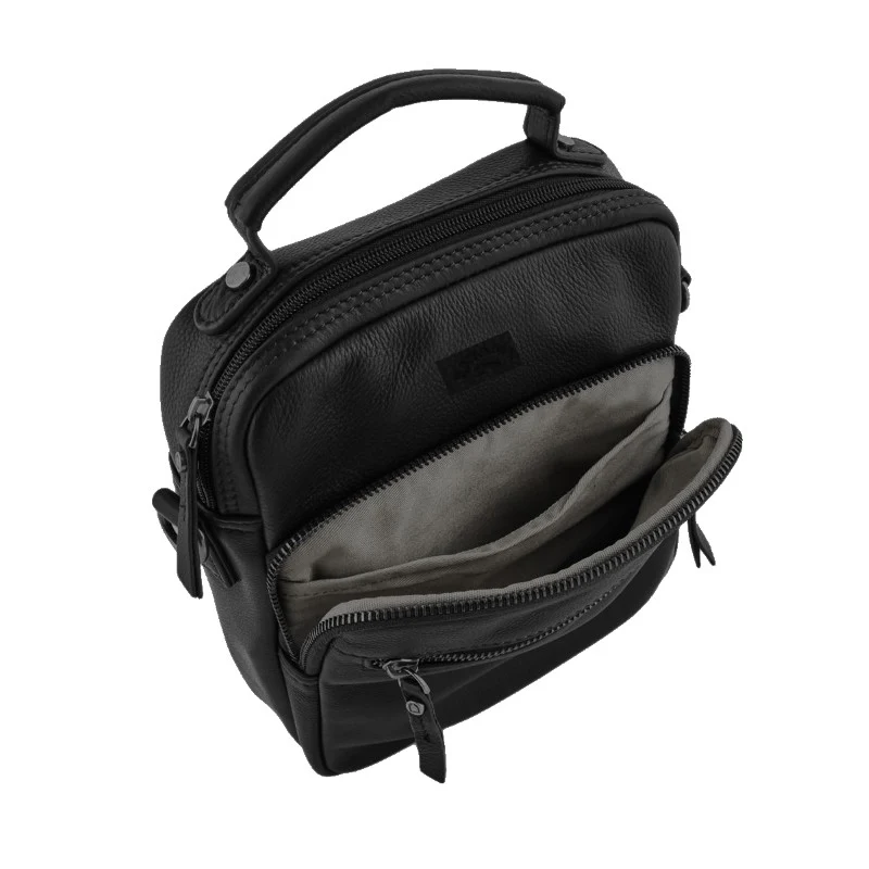 Sacoche porté bandoulière en cuir Homme Katana 89617 – Image 5