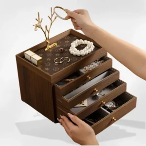 Belle Boîte à Bijoux en bois