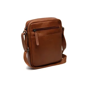 Sacoche en cuir Chesterfield-Laveno Cognac