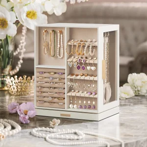 Boîte à bijoux pivotante