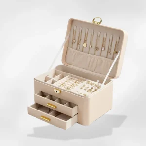 Grande Boîte à Bijoux en cuir