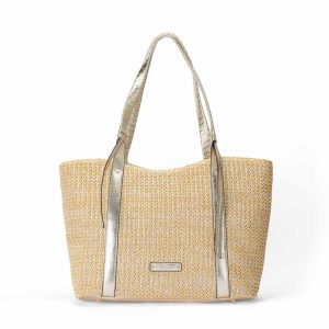 Sac shopping en paille Saint Malo Champagne