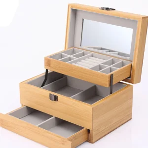 Boîte à bijoux en bambou