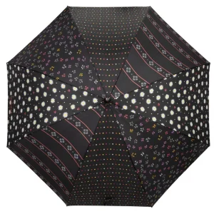 Parapluie Canne X-TRA Sec Isotoner Patchwork Pâquerette