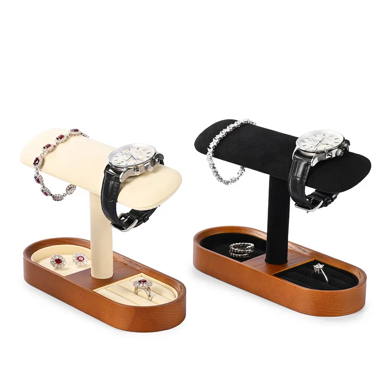 Présentoir à montres et bijoux en bois massif – Image 9