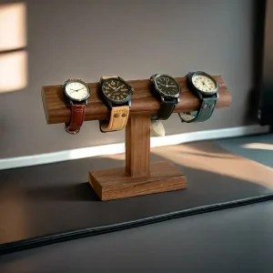 Présentoir en bois pour montres et accessoires