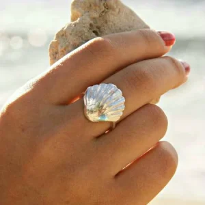 Bague Coquillage en Cuivre