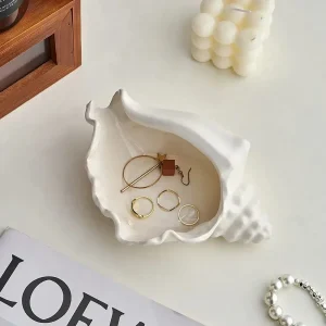 Boîte à Bijoux en Forme de Coquillage