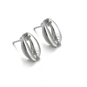 Boucles d'Oreilles Cauri Argent
