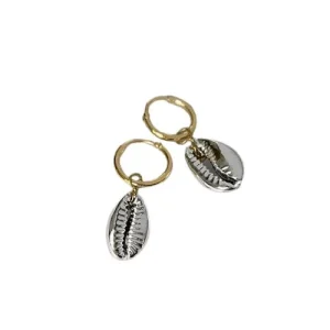 Boucles d'Oreilles Coquillage Argent