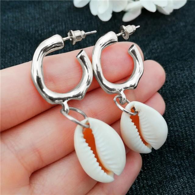 Boucles d'Oreilles Coquillage Clip – Image 3