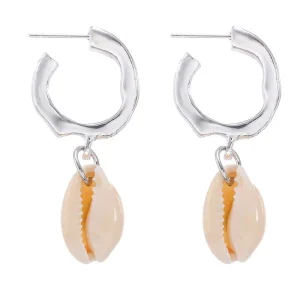 Boucles d'Oreilles Coquillage Clip