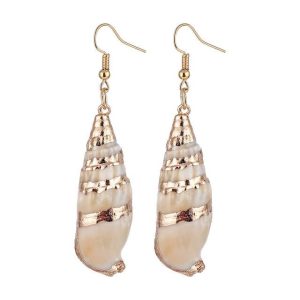 Boucles d'Oreilles Coquillage De Mer