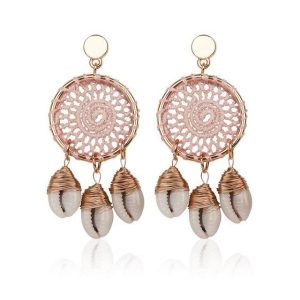 Boucles d'Oreilles Coquillage Marin