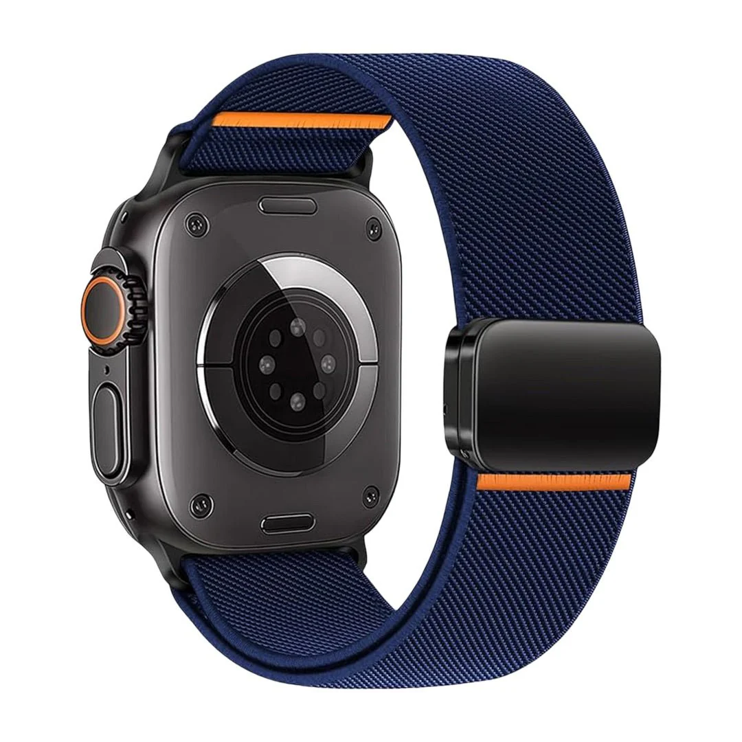 Bracelet Apple Watch en nylon respirant, fermeture magnétique invisible, design ergonomique pour Apple Watch, modèle Torade – Image 6