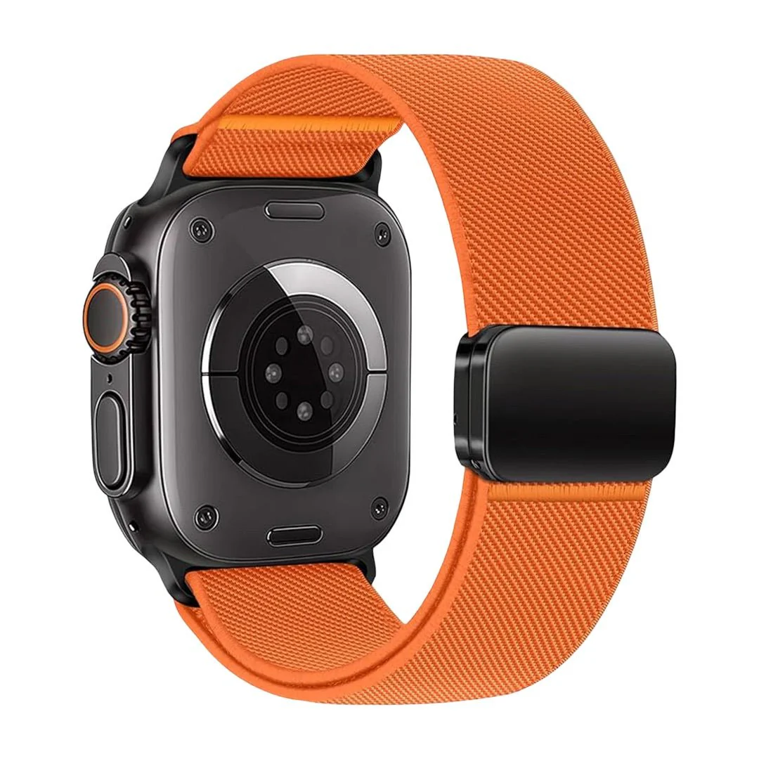 Bracelet Apple Watch en nylon respirant, fermeture magnétique invisible, design ergonomique pour Apple Watch, modèle Torade – Image 7