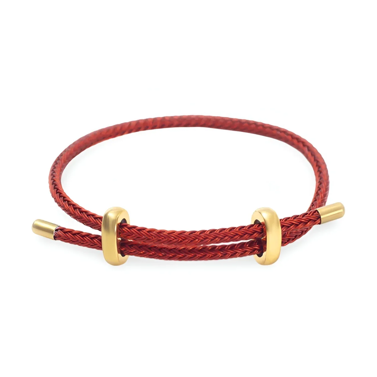 Bracelet cordon en acier inoxydable, à l'allure authentique, modèle Hitam – Image 8