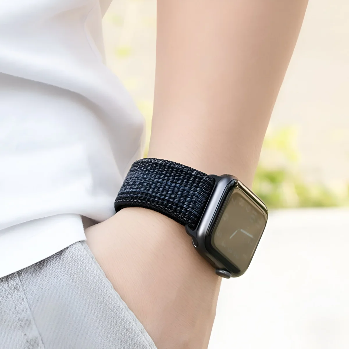 Bracelet Apple Watch, en nylon, mixte, modèle Marix – Image 3