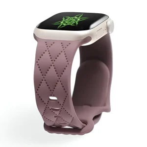 Bracelet Apple Watch, en silicone, mixte, modèle Caliope