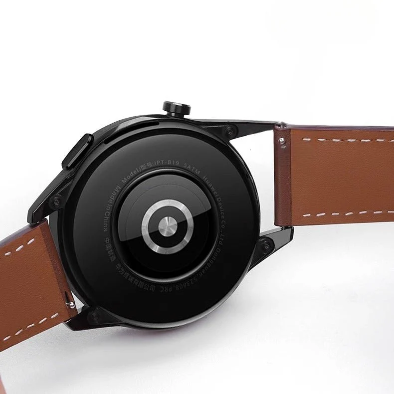 Bracelet de montre connectée, en cuir, pour Huawei Watch, modèle Lujo – Image 6