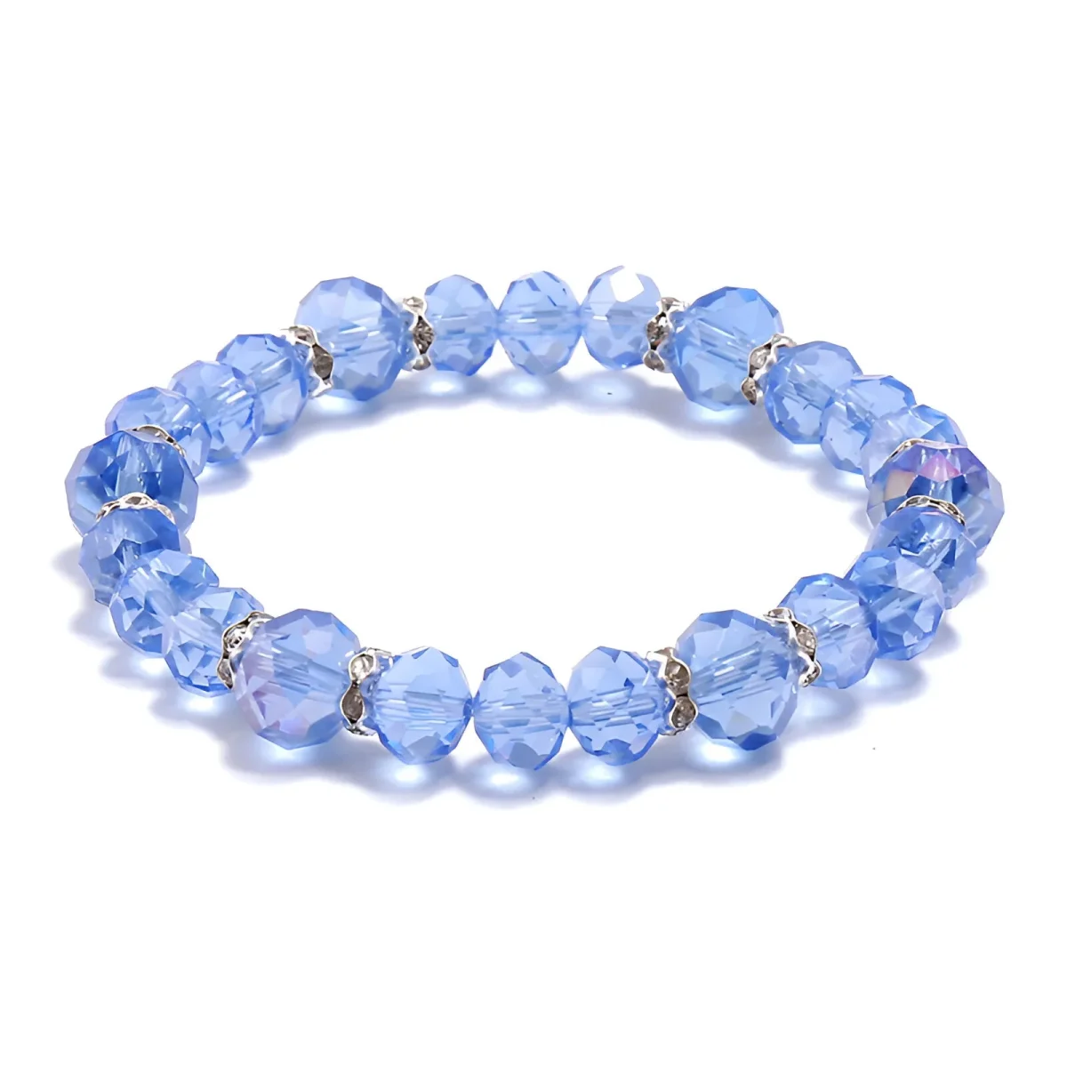 Bracelet en cristal, aux couleurs vives, pour femme, modèle Ange