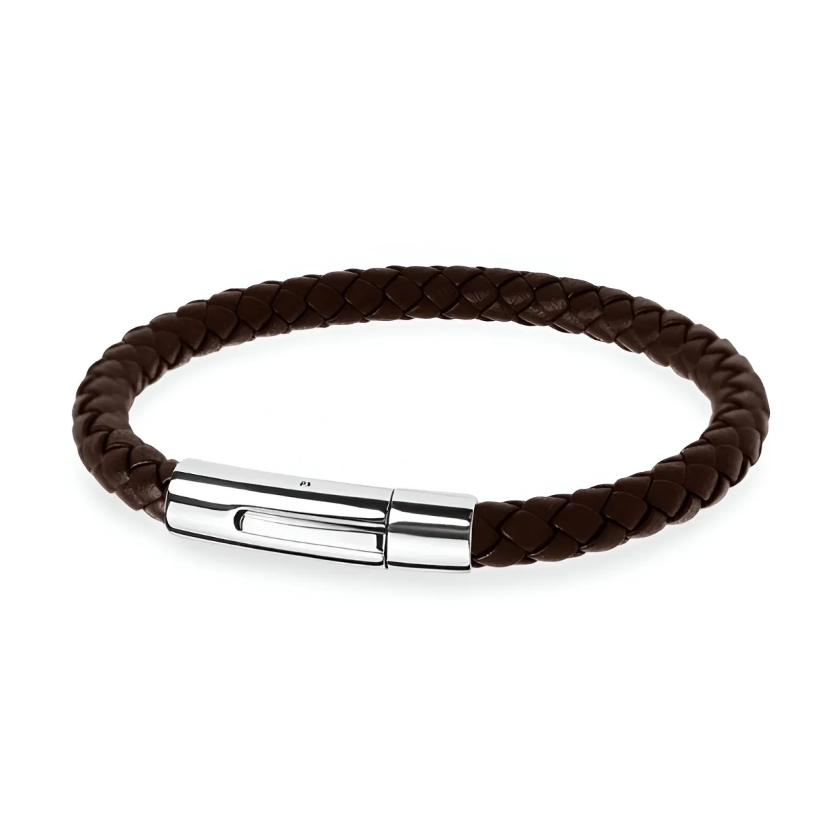 Bracelet en cuir et acier inoxydable, au style alluré, modèle Djilsi – Image 7