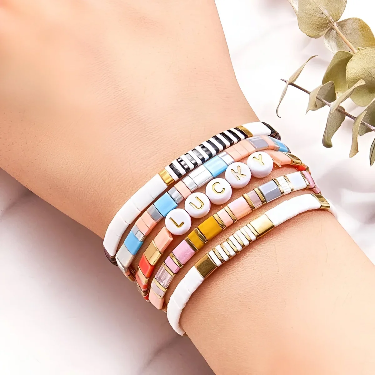 Bracelet en perles du Japon, pour femme, modèle Oriana – Image 4