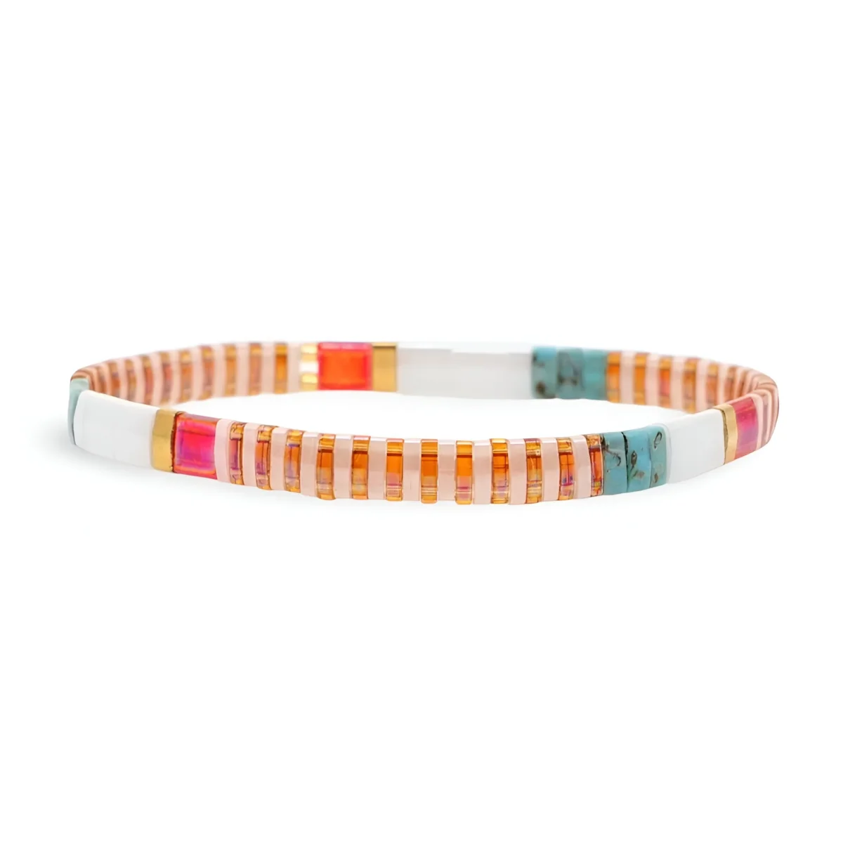 Bracelet en perles du Japon, pour femme, modèle Sumire