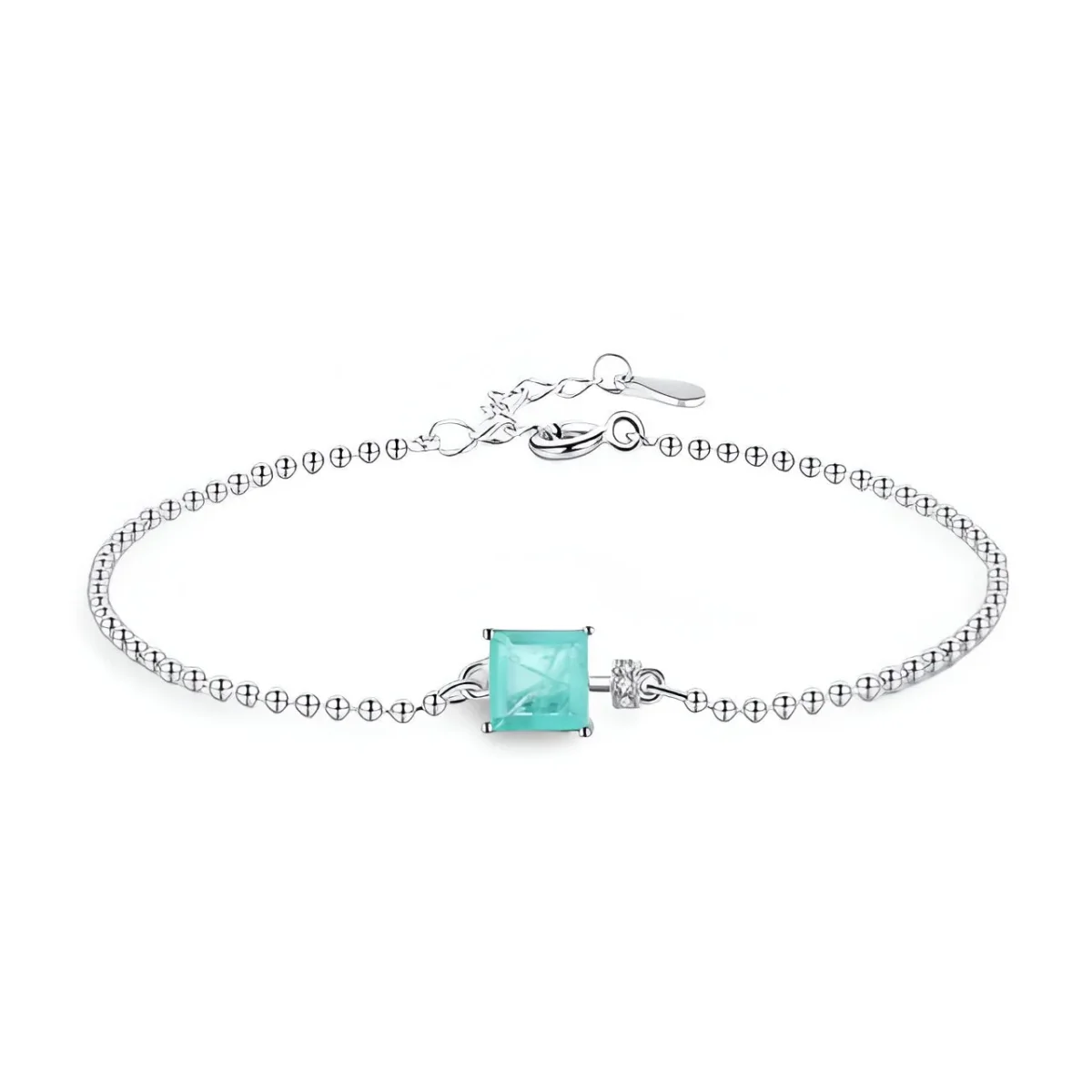 Bracelet orné d'une pierre de tourmaline, en argent sterling, pour femme, modèle Lijuana – Image 2