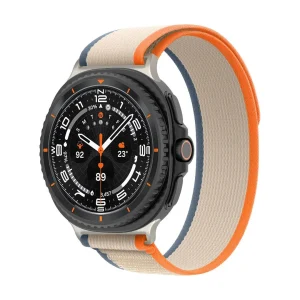 Bracelet Samsung Watch 8 tactique en nylon tressé, boucle velcro résistante, confort et maintien au quotidien, modèle Lancol