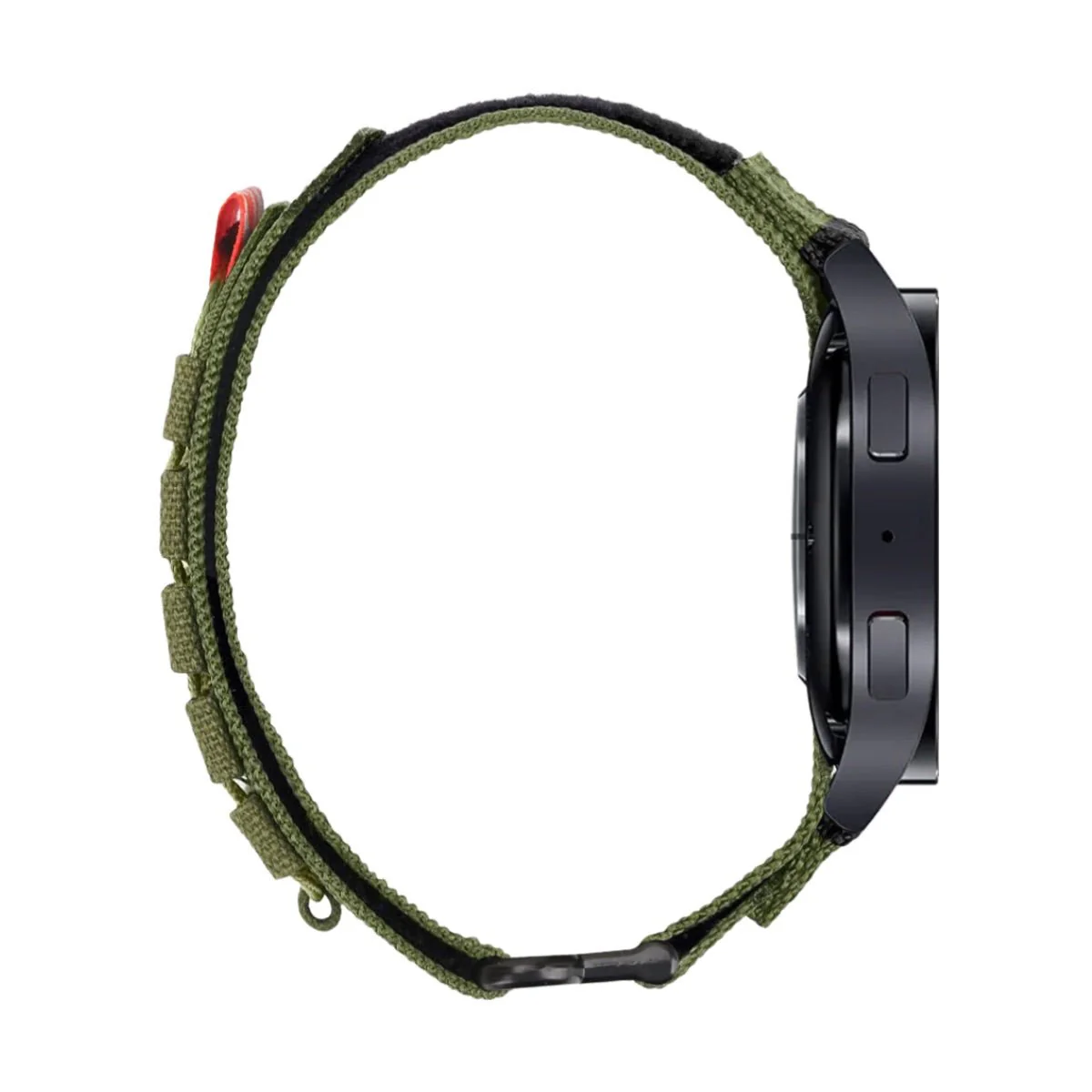 Bracelet Sport Edition en nylon, pour montre connectée, fermoir velcro, pour Samsung Galaxy Watch, Garmin Quick Release et Ice Watch, modèle Naéro – Image 6