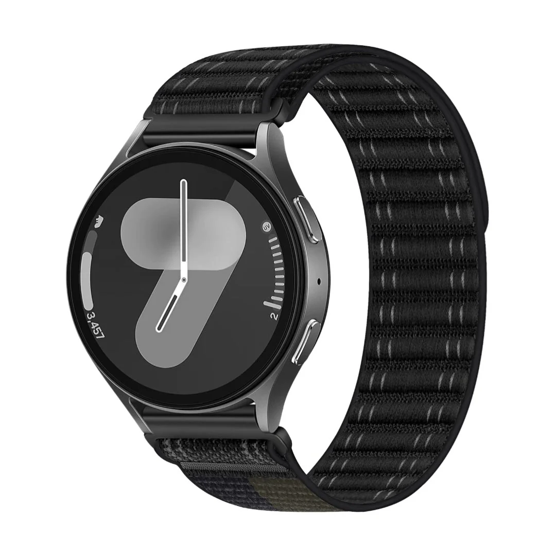 Bracelet velcro en nylon compatible Huawei Watch, modèle Etiano