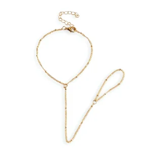 Bijou de main en acier inoxydable, pour femme, modèle Valana