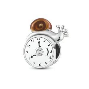 Charm escargot sur horloge, pour femme, modèle Cressida