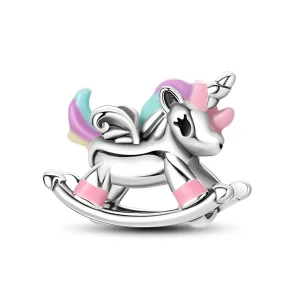 Charm licorne colorée, pour femme, modèle Agape