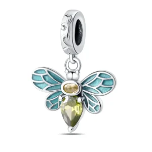 Charm pendant abeille, pour femme, modèle Eudoxia