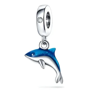 Charm pendant dauphin, pour femme, modèle Thirza