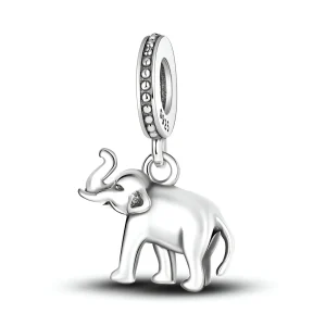 Charm pendant éléphant, pour femme, modèle Philomène