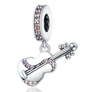 Charm pendant guitare, pour femme, modèle Xylina